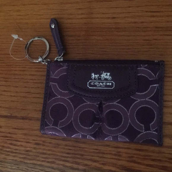 **GIFTED**Coach keyring- coin purse ~ is NWT - Picture 2 of 8